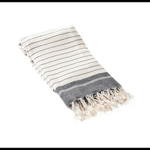 Olive and Linen Turkish Towel
